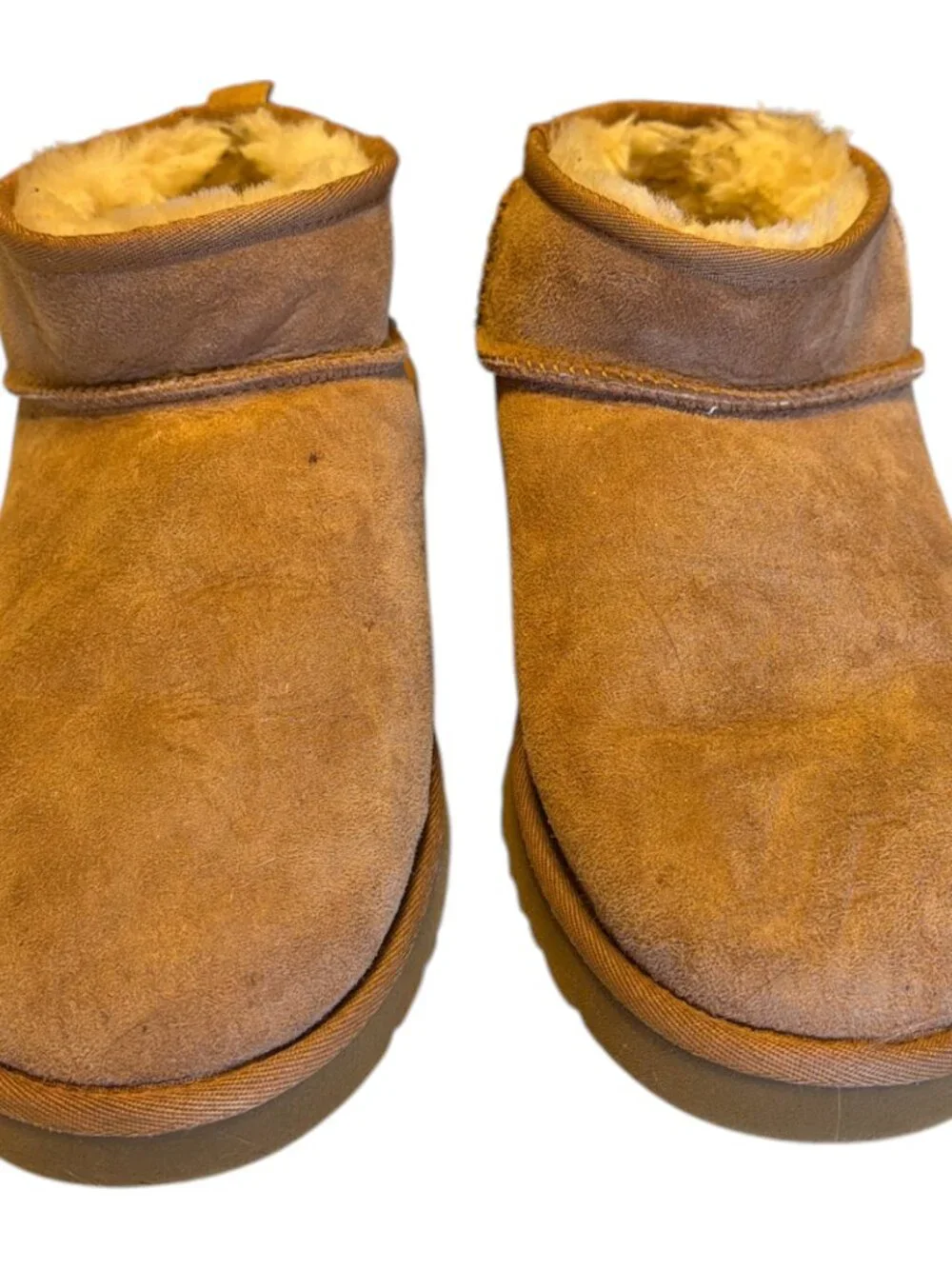 UGG Men's Classic Ultra Mini Chestnut Suede Ankle Boots 1137391 Size 13